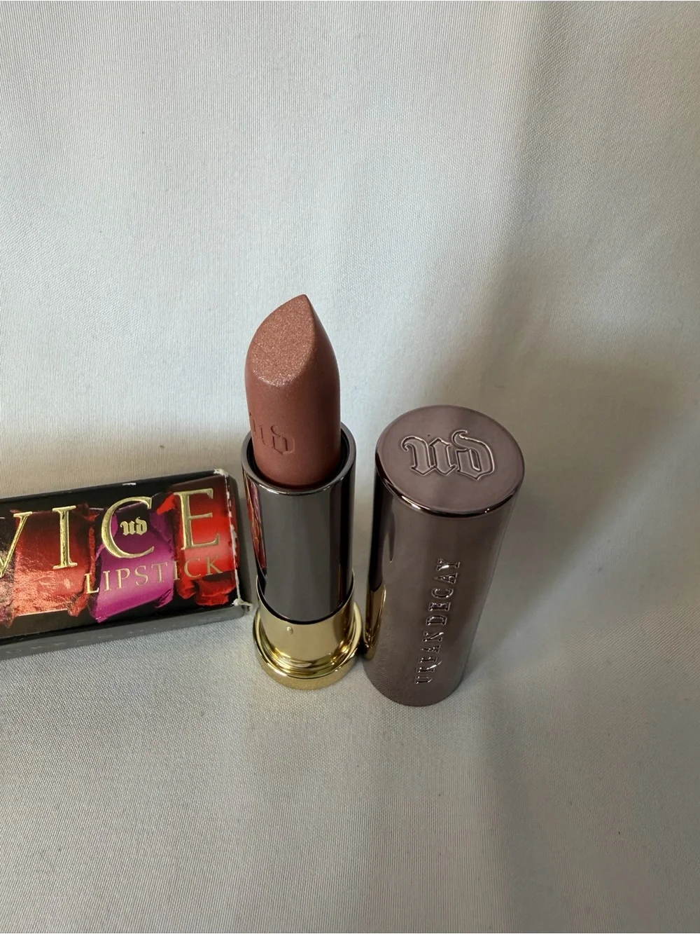 Urban Decay Vice Lipstick - DISCONTINUED Shade “Peyote” (Metallized) NIB
